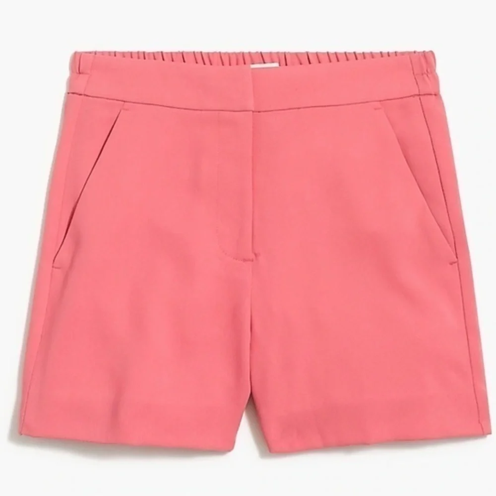 J. Crew • NWT Coral Salmon Crepe 4” Shorts